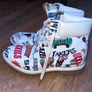 Timberland | Shoes | Timberland Boots Nba White | Poshmark display picture 1